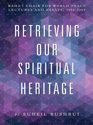 cover image of Retrieving Our Spiritual Heritage